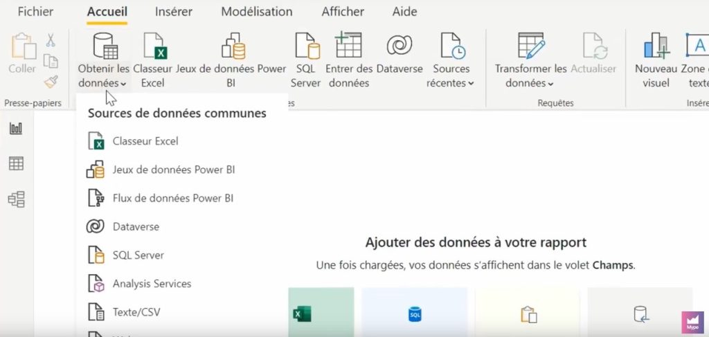 Méthode Import Power BI