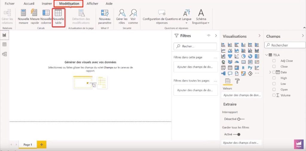 Données Power BI