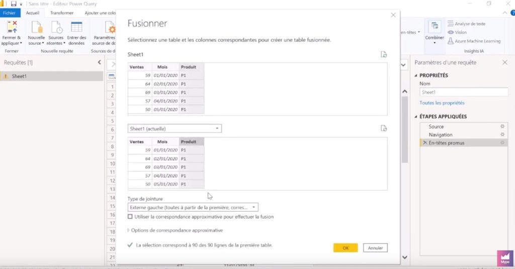 Cumul données Microsoft Power BI