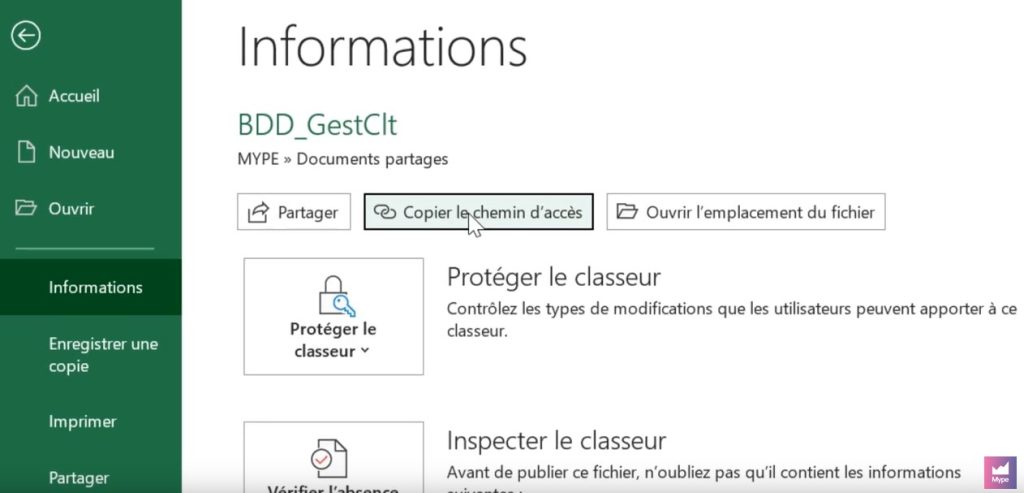 Donnees Sharepoint
