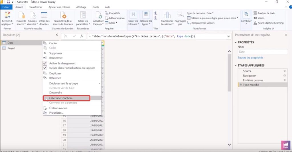 power query