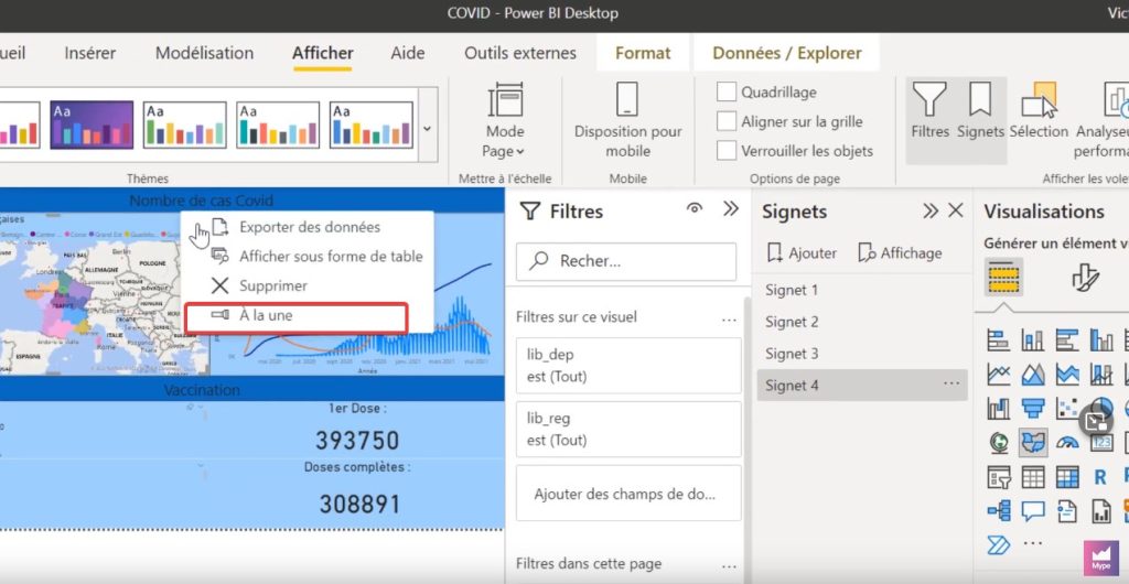 Signets Power BI