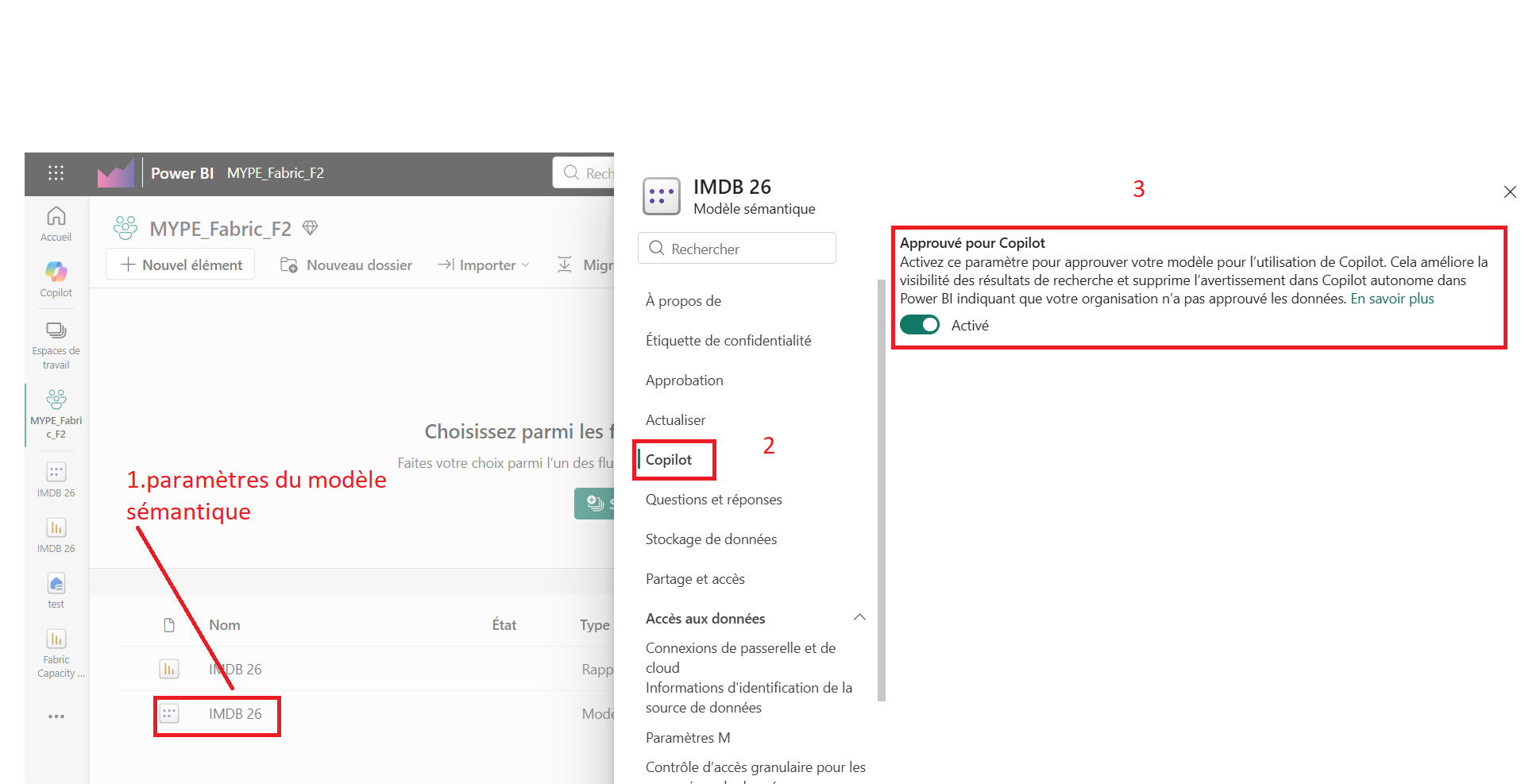 Modèle approuvé pour Copilot
