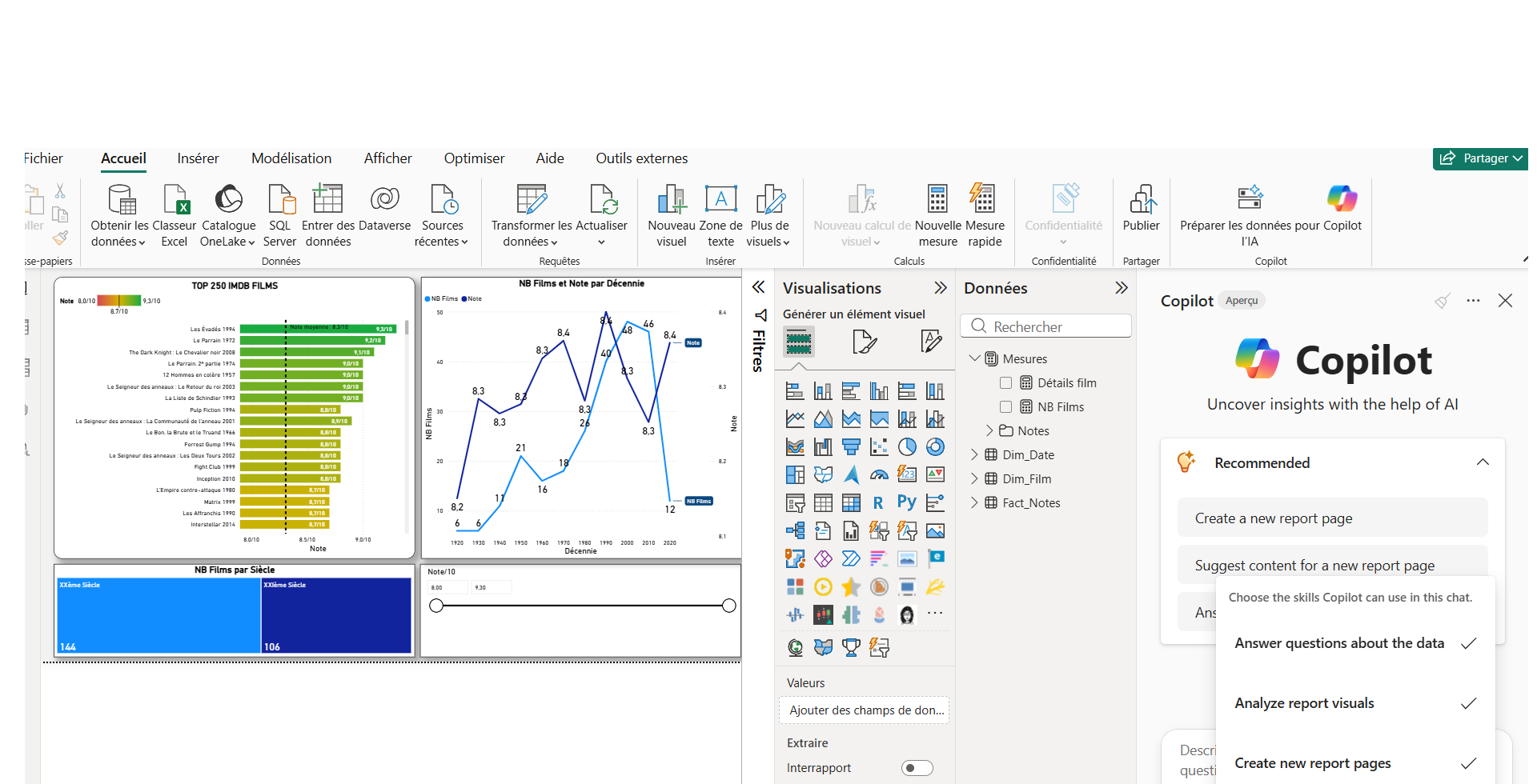 Volet de conversation dans Desktop