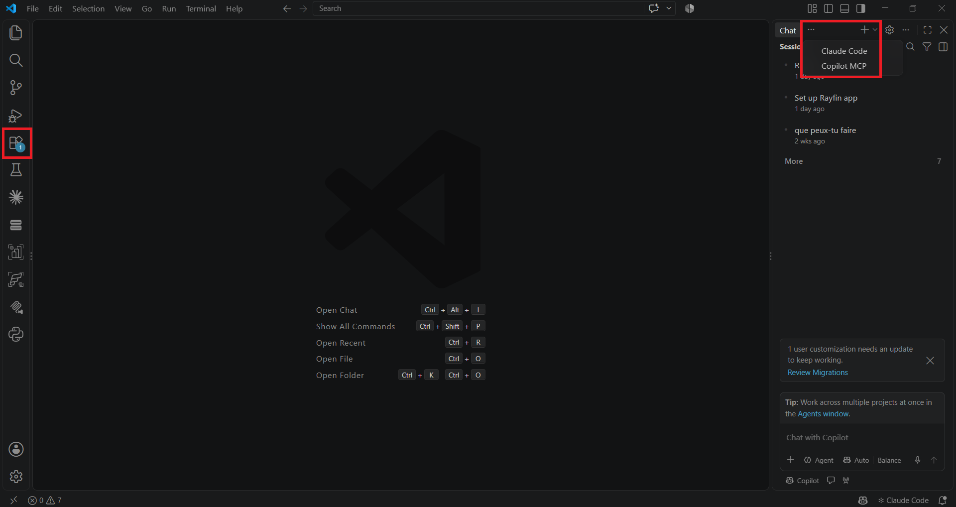 Installation de l'extension Claude Code dans Visual Studio Code